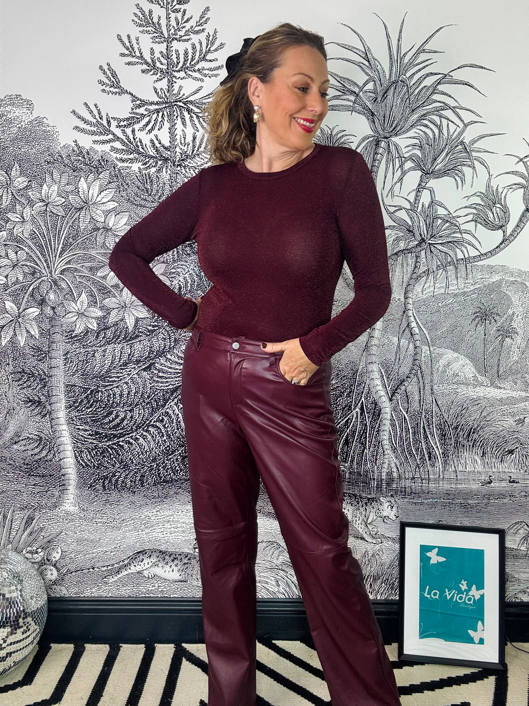 Faye Lurex Sparkle Top