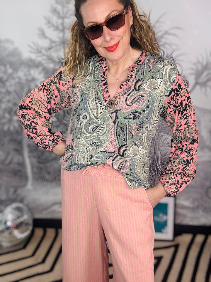 Luna Blouse in Cashmere Mix