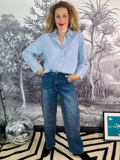 Starry Strass Sparkle Stone Shirt