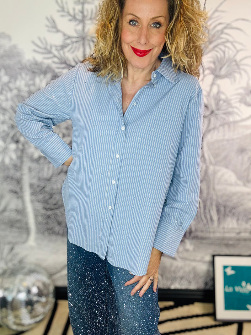 Starry Strass Sparkle Stone Shirt