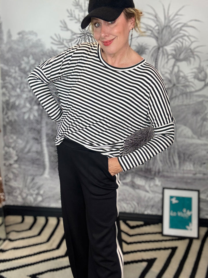 Donna Essential Stripe T Shirt