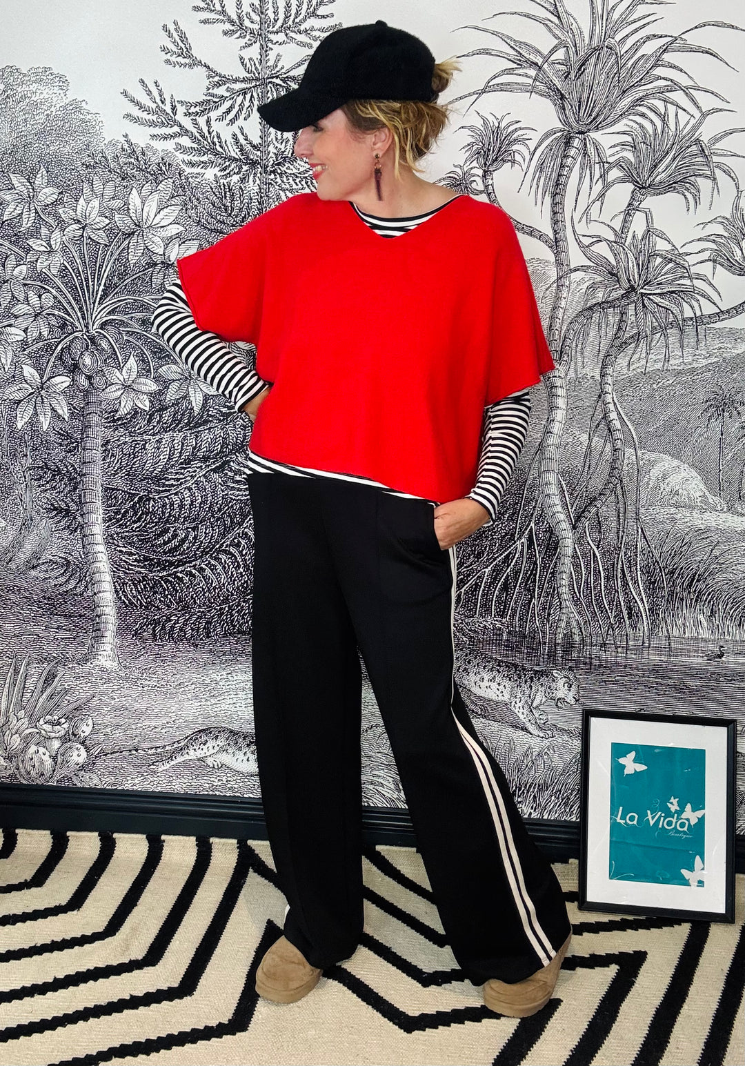 Donna Essential Boxy V Neck Best Selling Layering Jumper