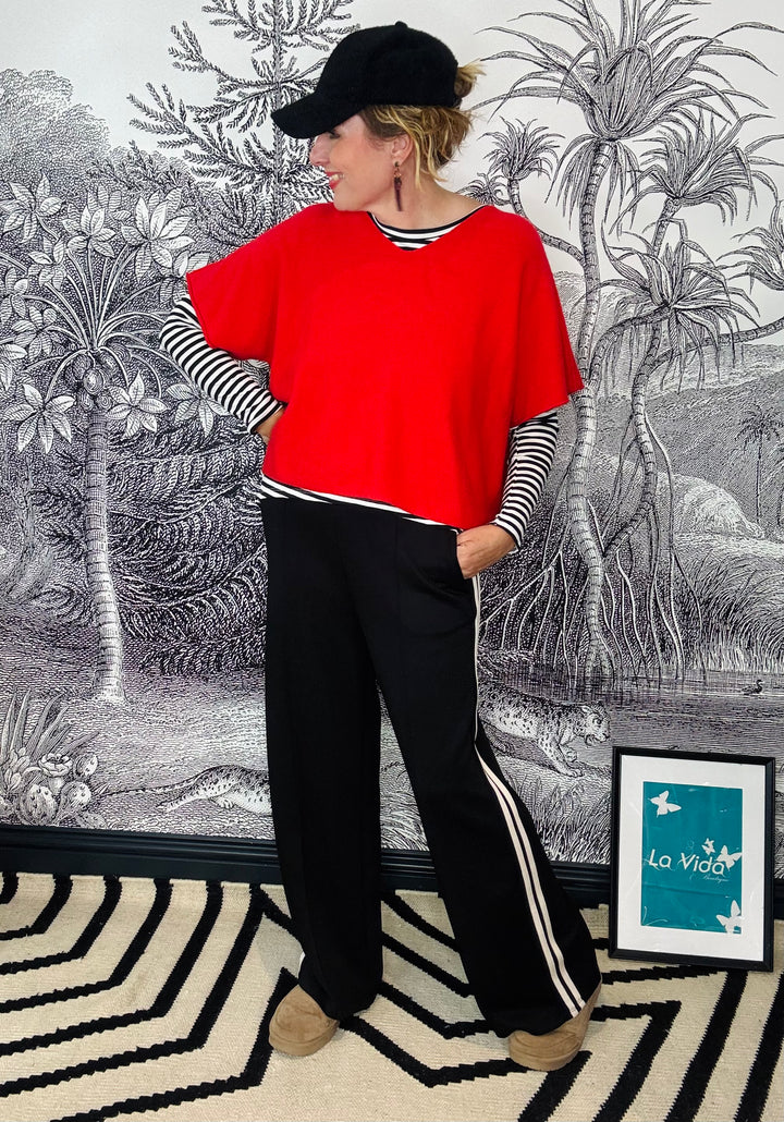 Donna Essential Boxy V Neck Best Selling Layering Jumper