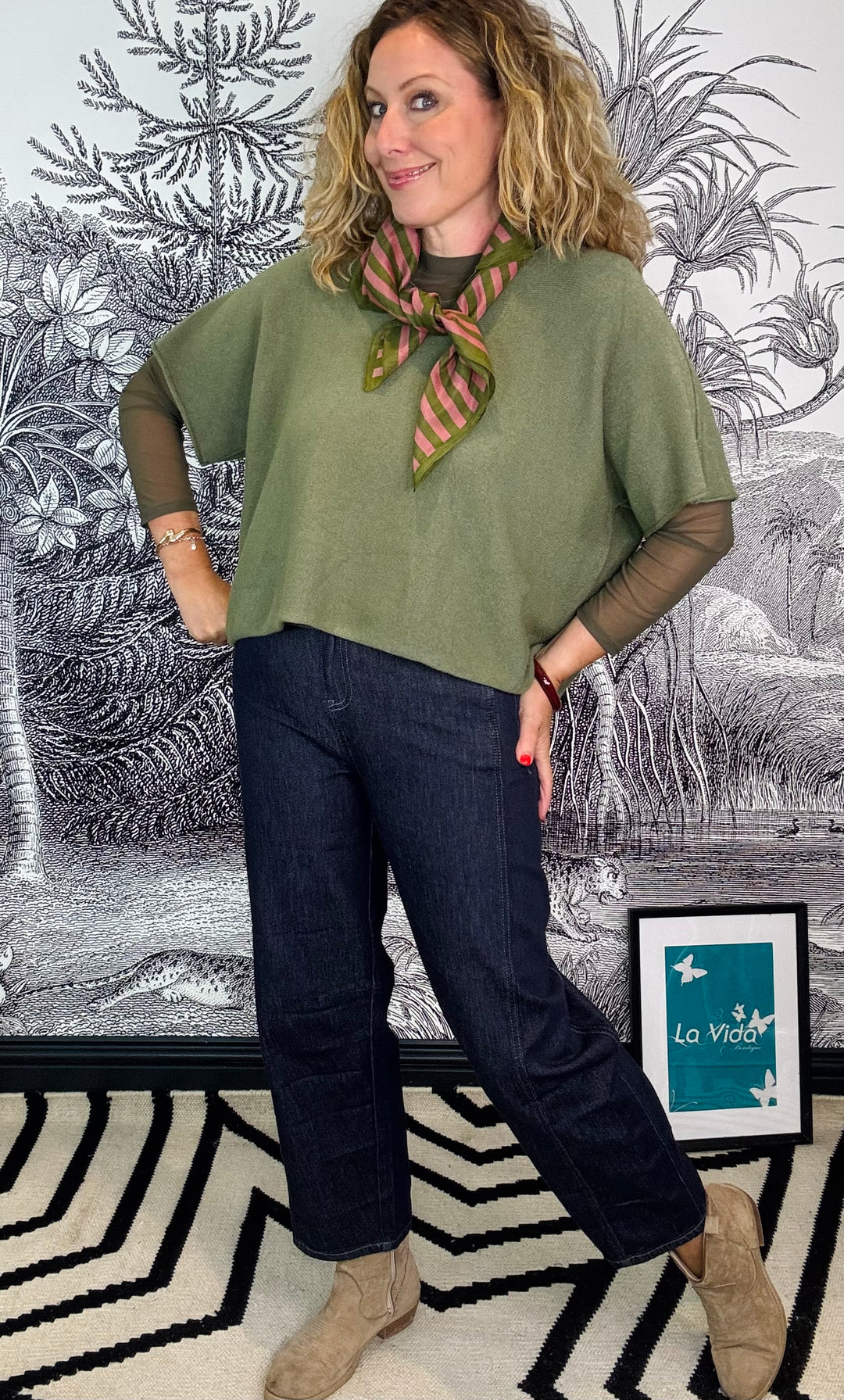 Donna Essential Boxy V Neck Best Selling Layering Jumper
