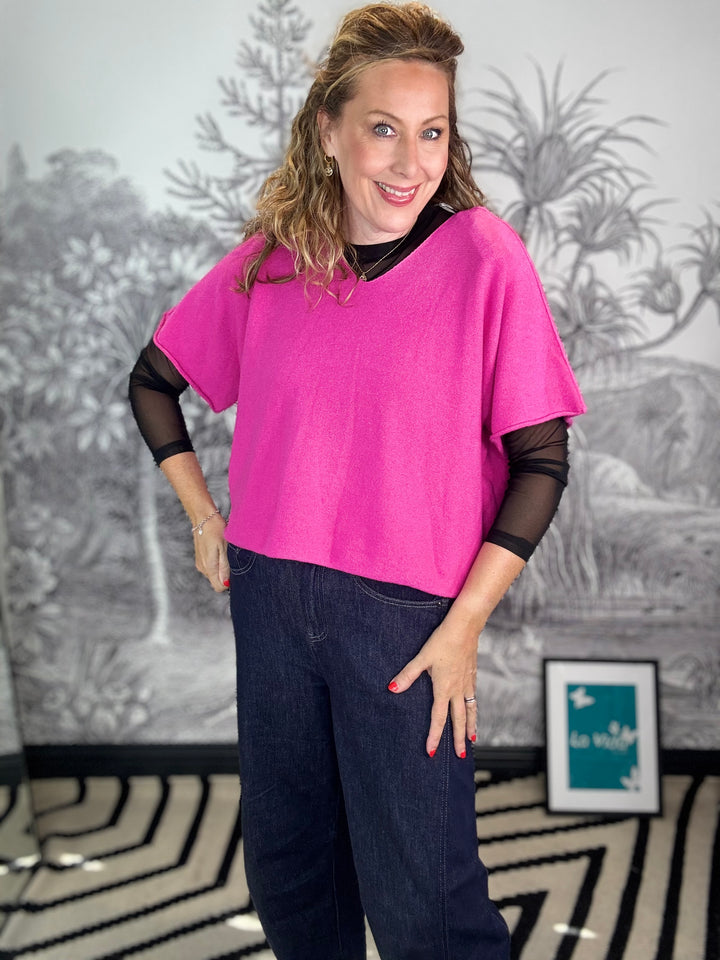 Donna Essential Boxy V Neck Best Selling Layering Jumper