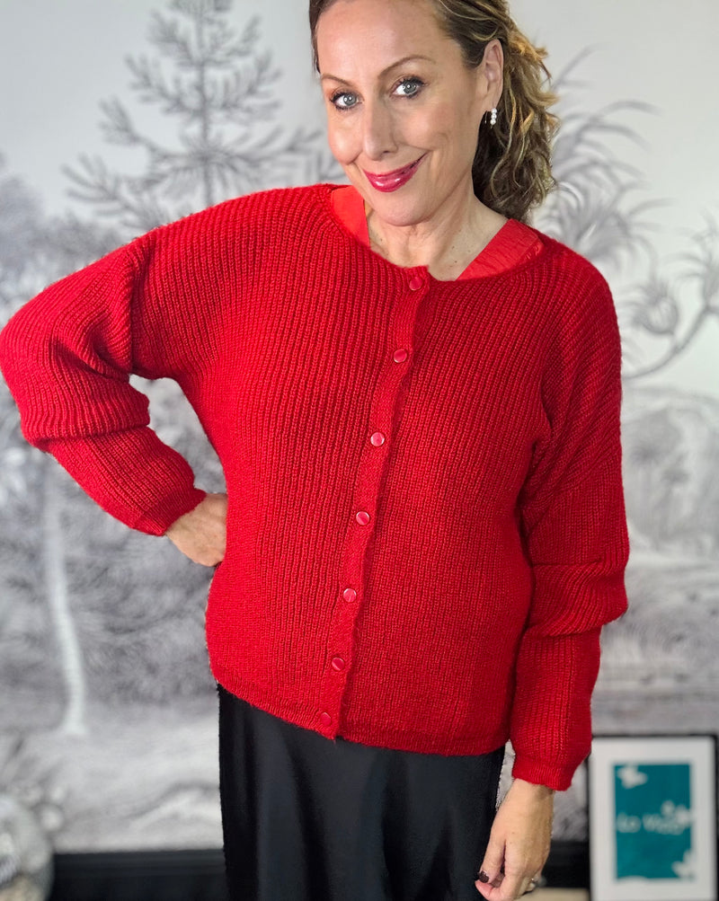 Laramis Cardigan in Red