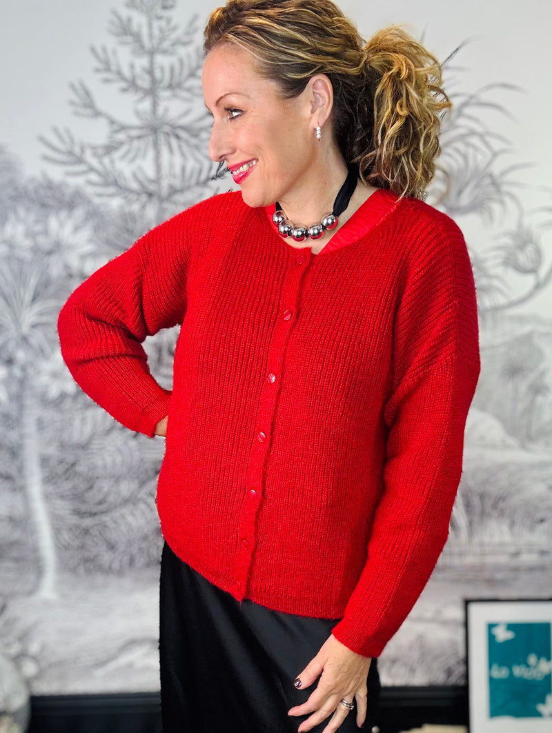 Laramis Cardigan in Red