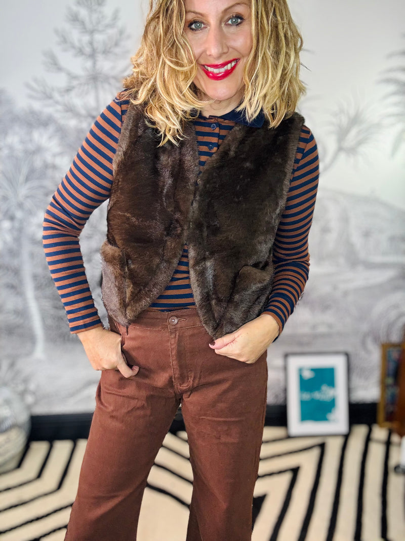 Fenna Faux Fur Gilet