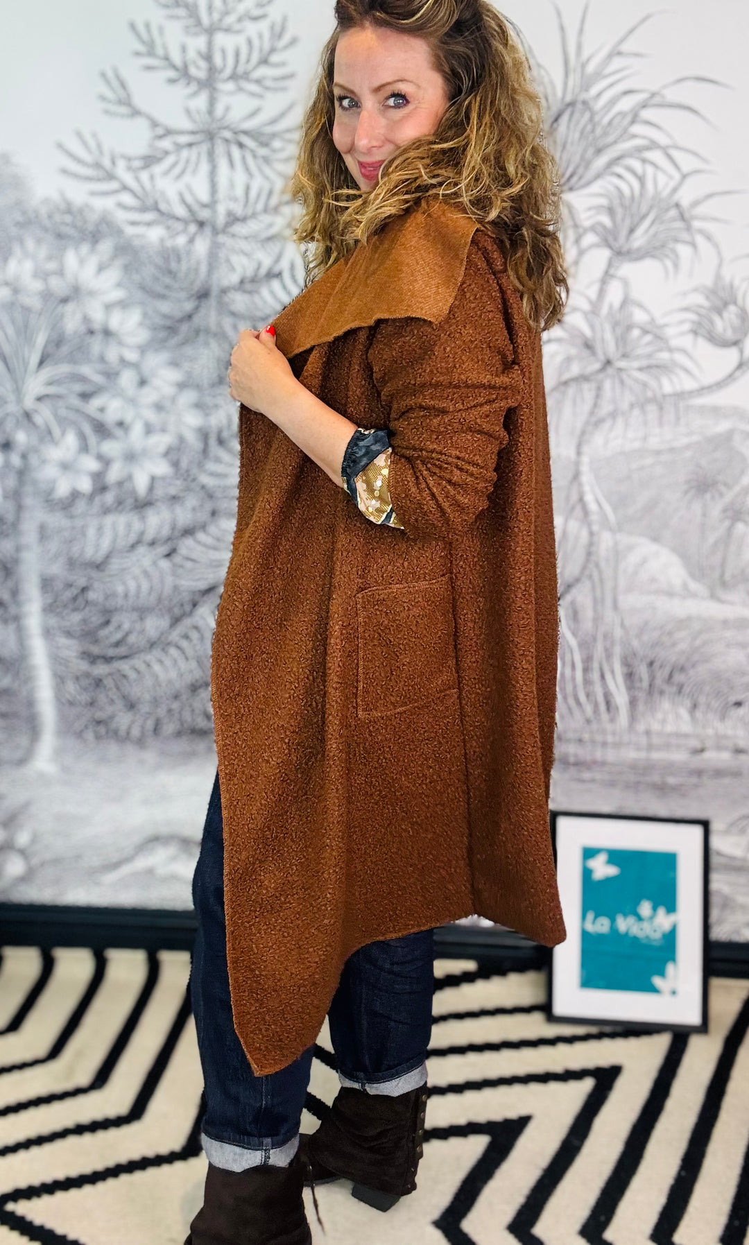 Bella Boucle Waterfall Coat