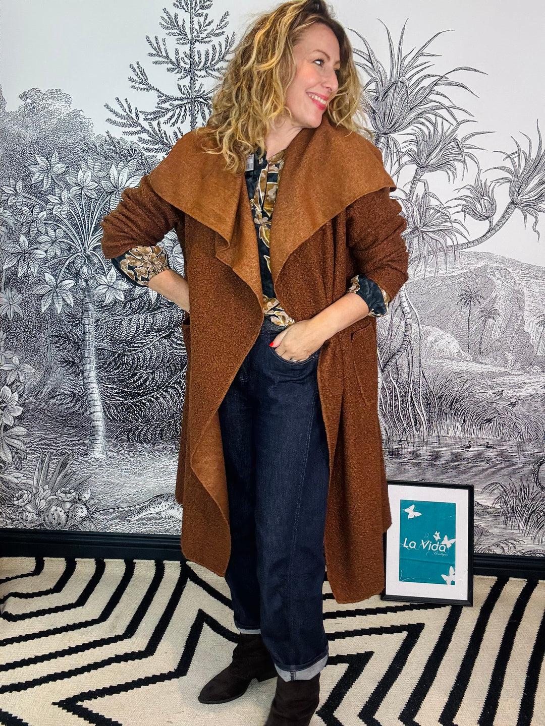 Bella Boucle Waterfall Coat