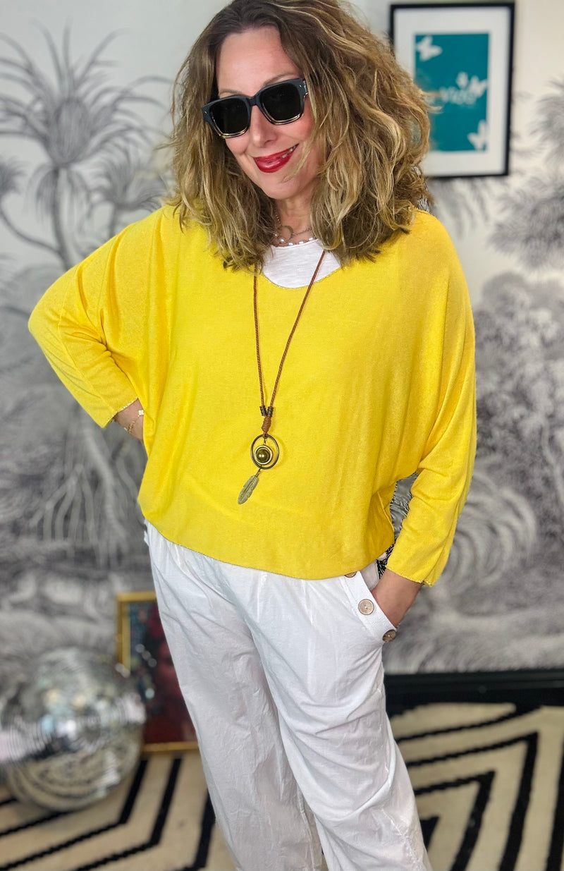 Lucy Double Layer Top with Necklace