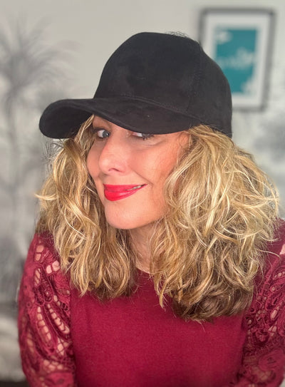 Abby's suede look cap