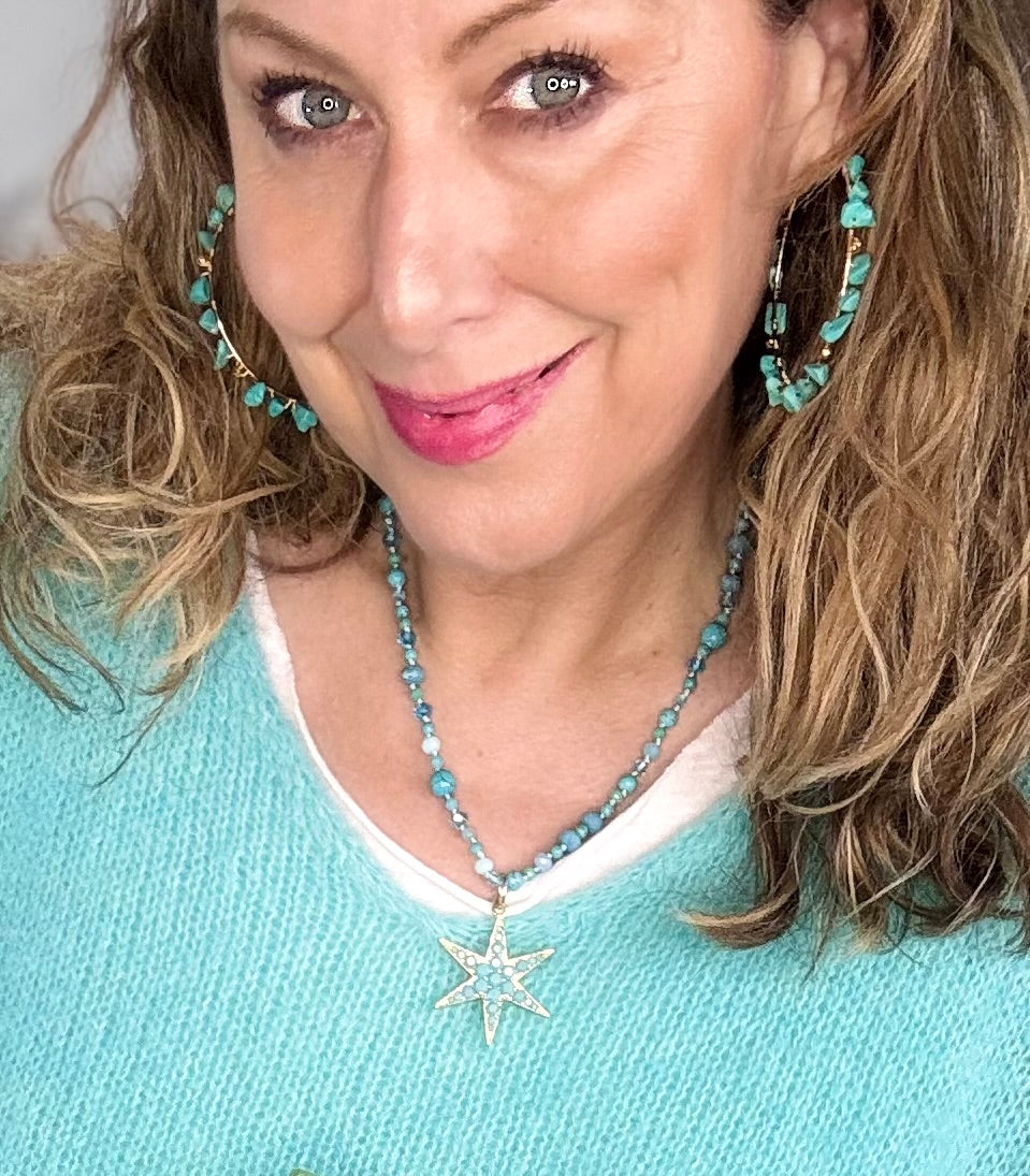 Turquoise Star Necklace