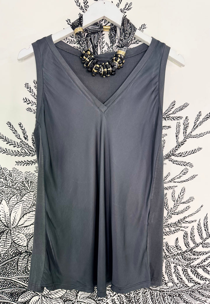 Sacha Silky Front Vest Top