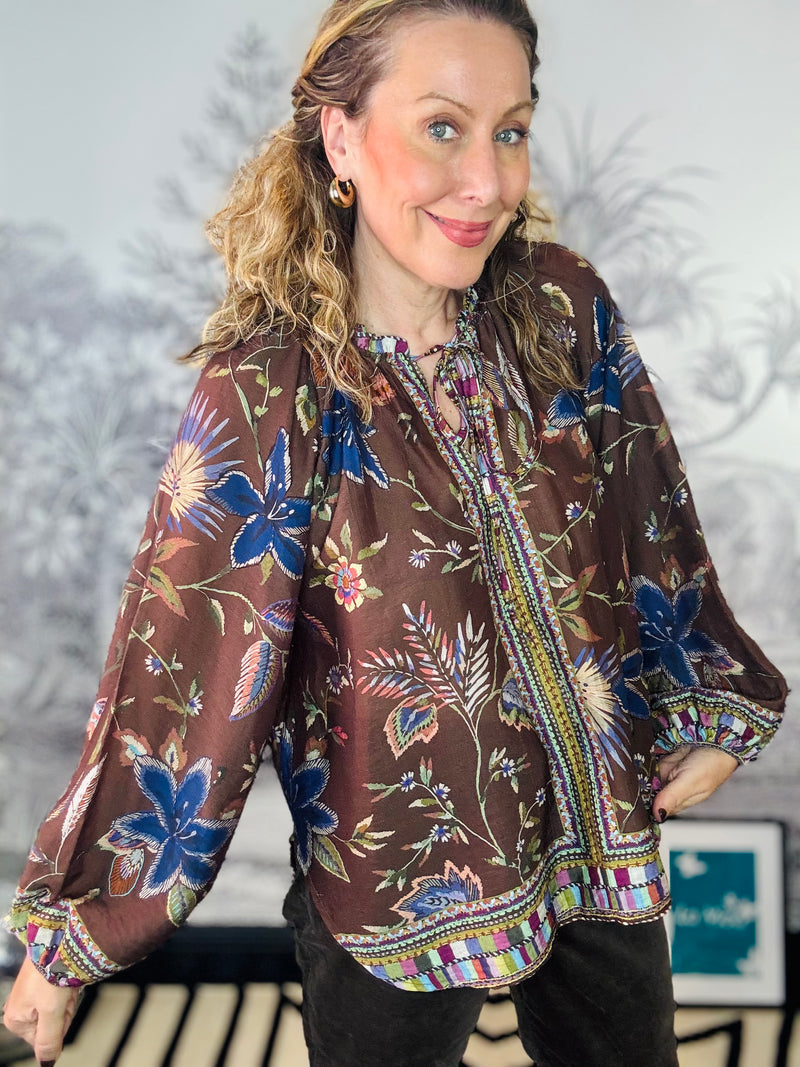 Rene Floral Art Blouse