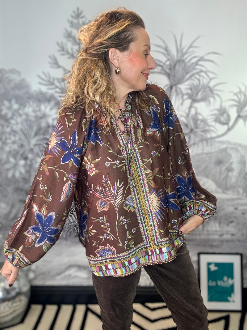 Rene Floral Art Blouse