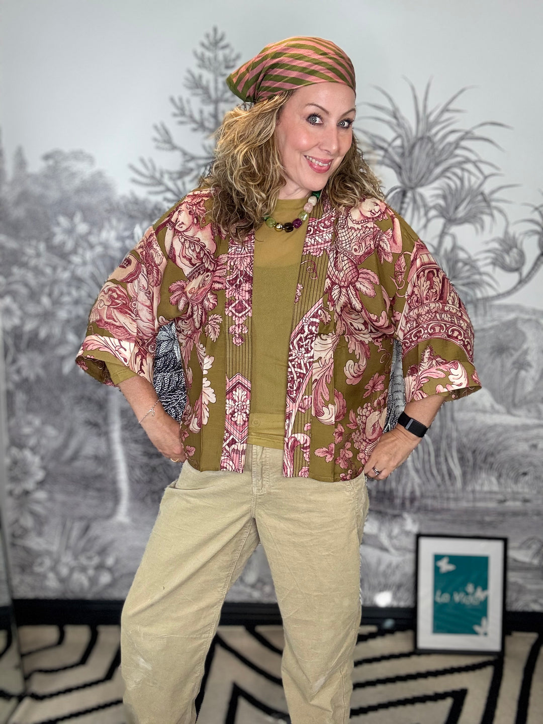 Angels Olive Kimono