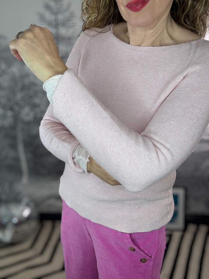 Winona Seamless Boxy Waffle Knit Jumper