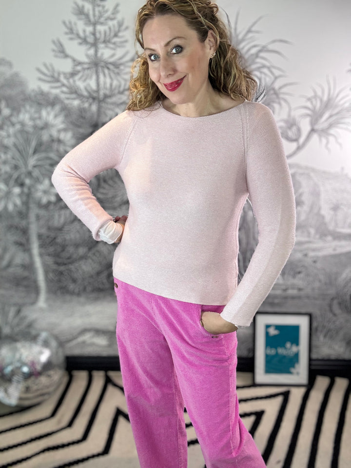 Winona Seamless Boxy Waffle Knit Jumper