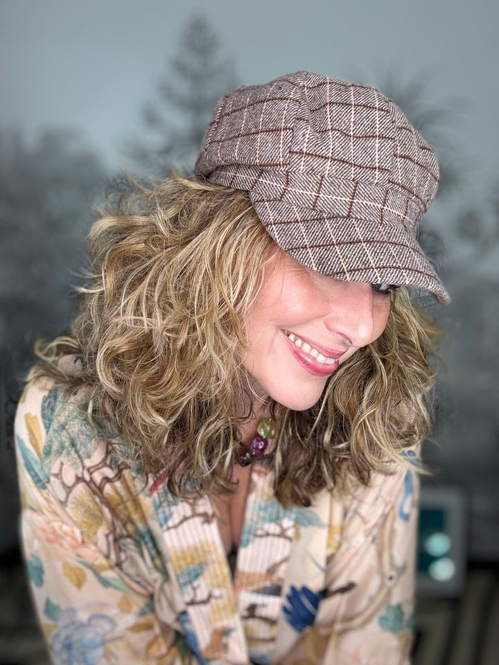 Rosina checked cap