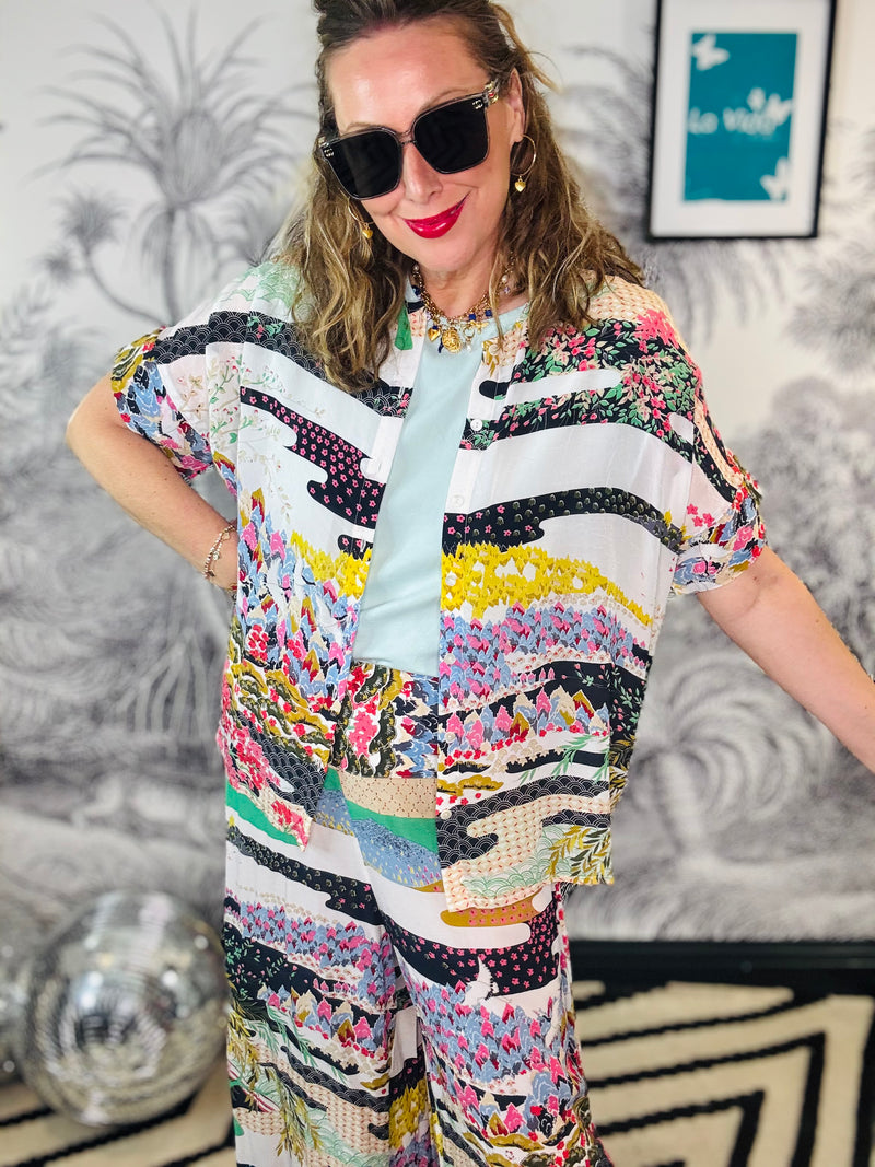 Spring White Tea Blouse