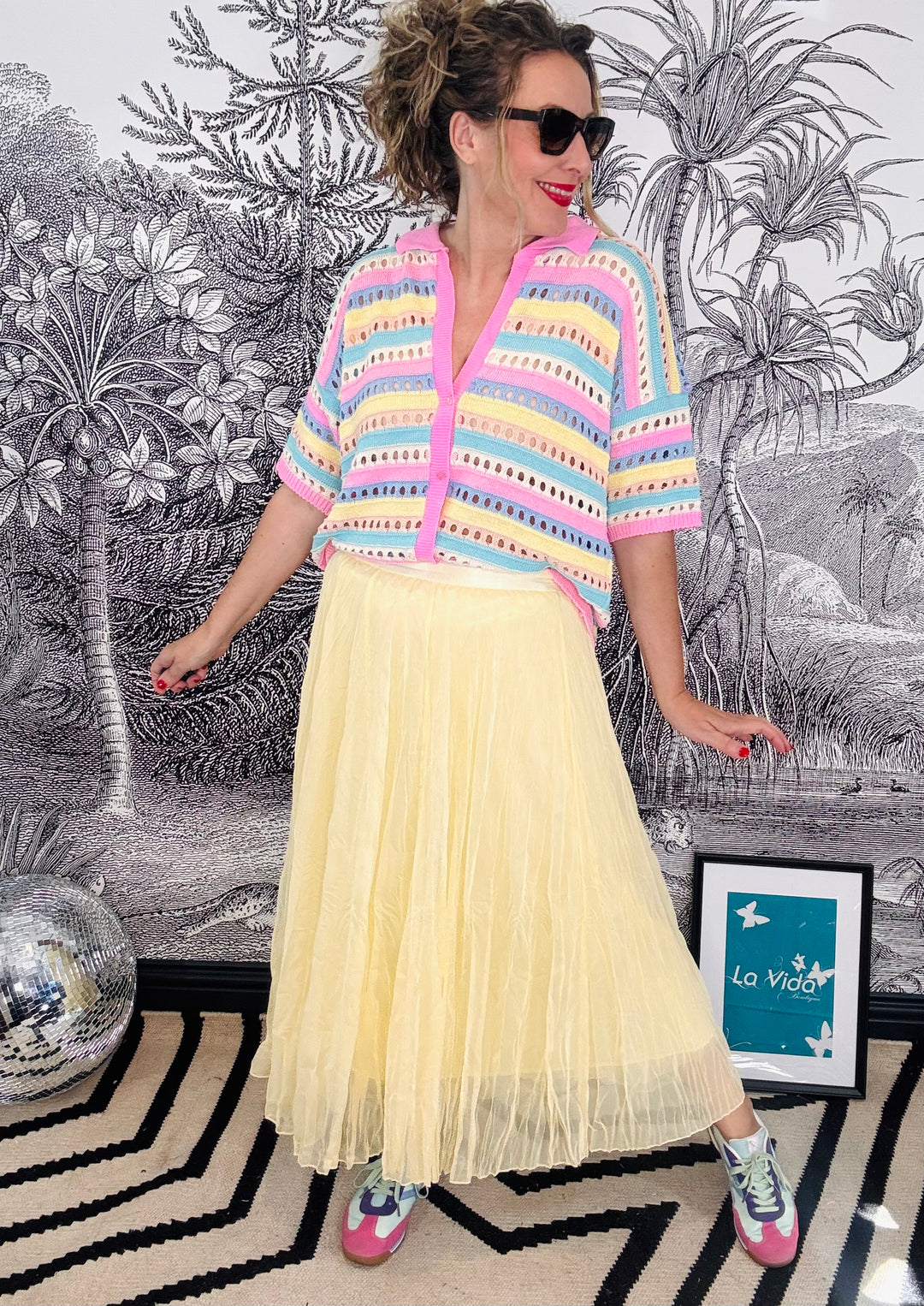 Layered Tulle Maxi Skirt