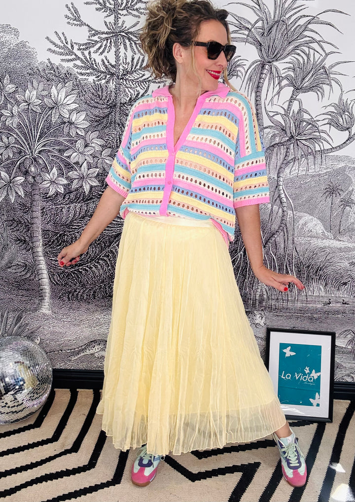 Layered Tulle Maxi Skirt