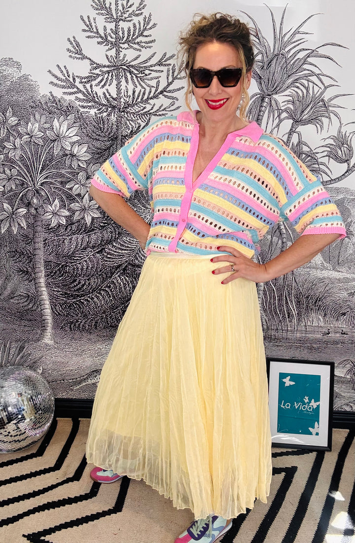 Layered Tulle Maxi Skirt
