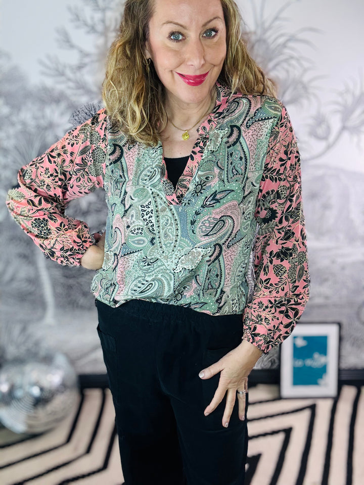 Luna Blouse in Cashmere Mix