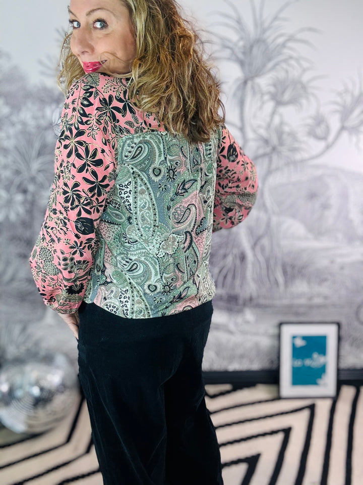 Luna Blouse in Cashmere Mix