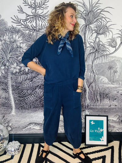 Geneva Baby Corduroy Top & Barrel Trouser Co-ord Set