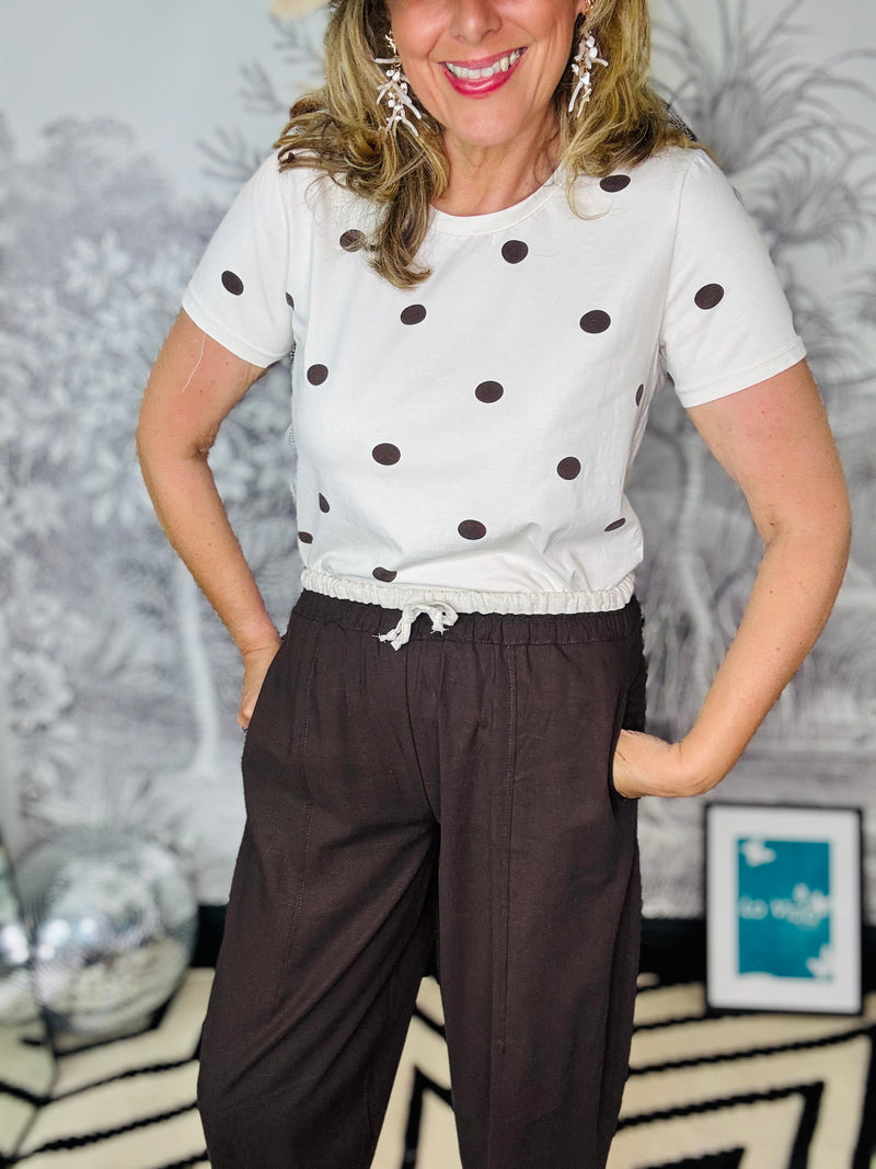 Zelda s/s t-shirt - Coffee Dot