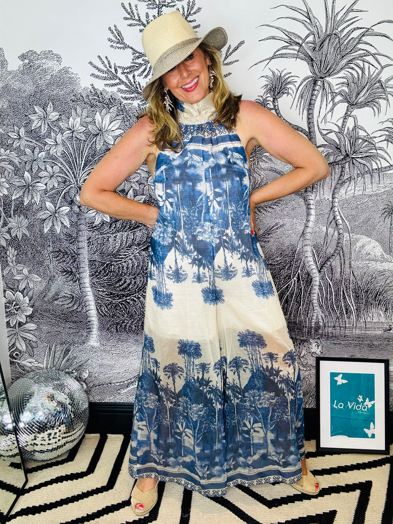 Hawaii Halter Neck Jumpsuit