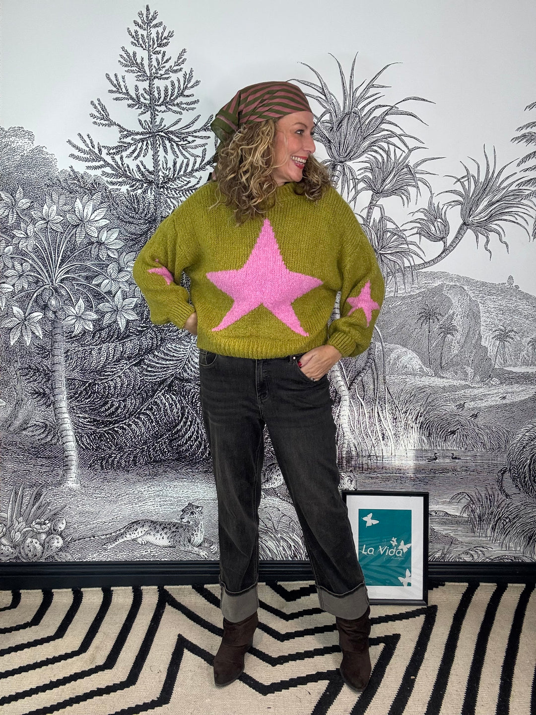 Cynthia Star Slouch Chunky Knit