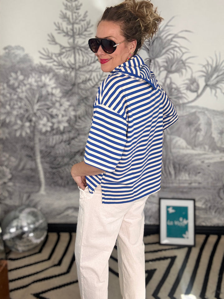 Summer Apple T-shirt in Blue