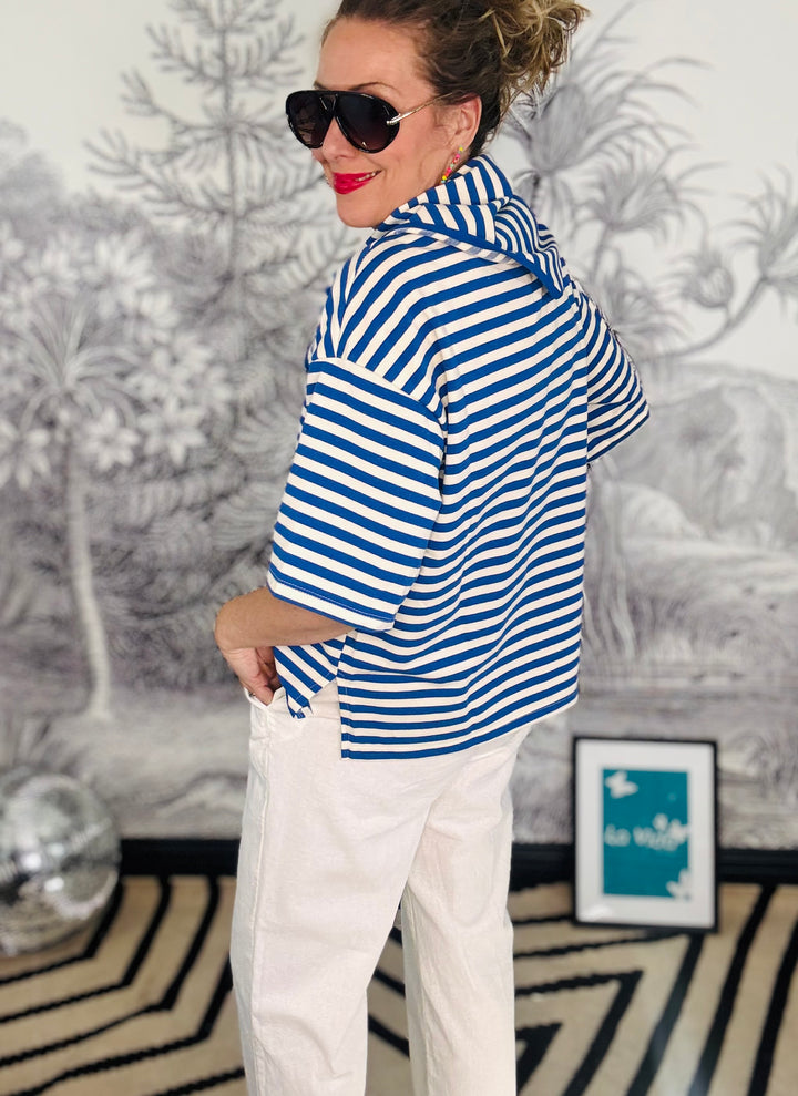 Summer Apple T-shirt in Blue