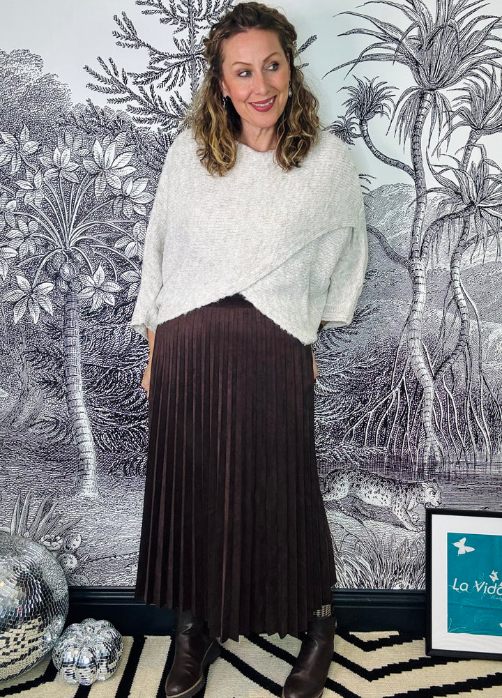 Mila Crossover Knitted Jumper