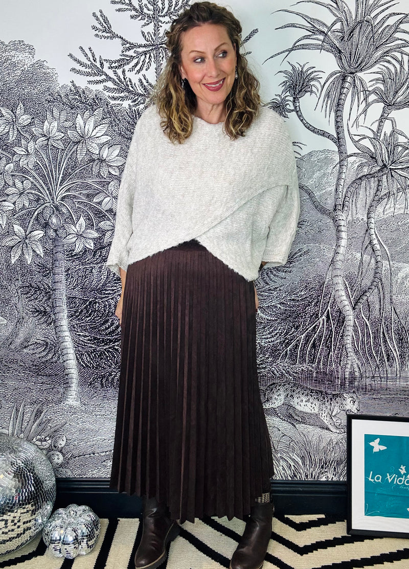 Mila Crossover Knitted Jumper