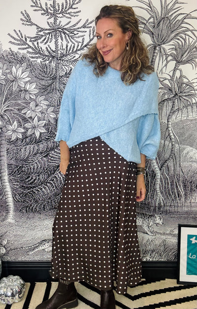 Penny Polka Dot Slip Skirt