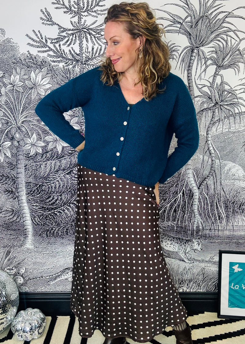 Penny Polka Dot Slip Skirt