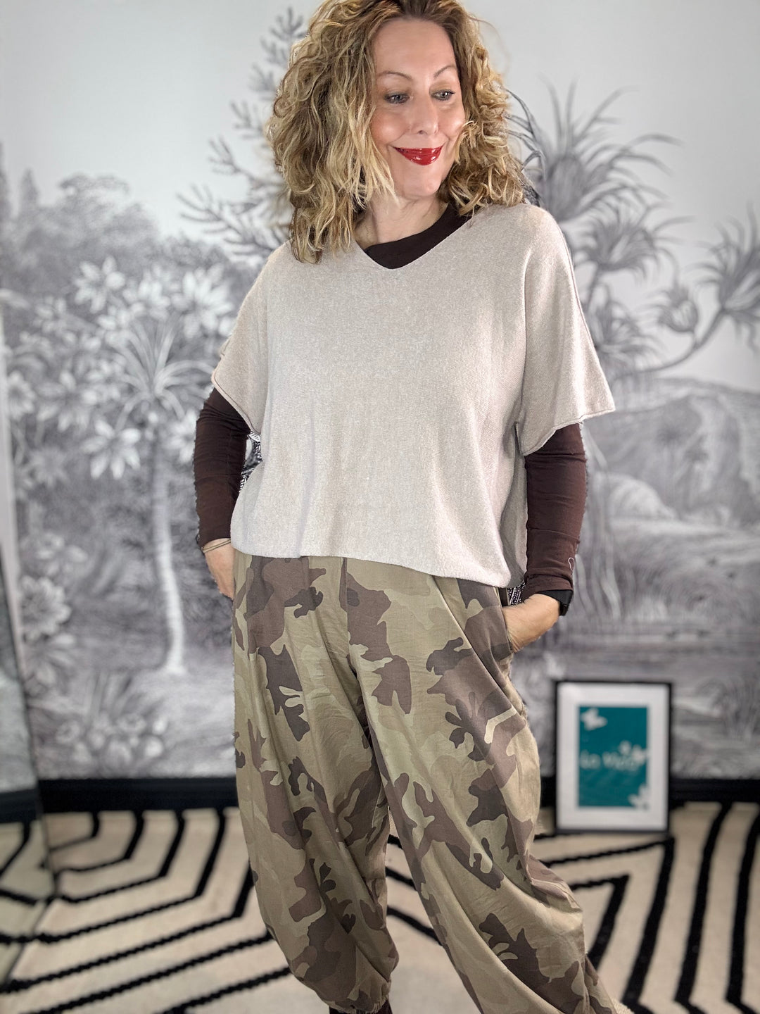 Donna Essential Boxy V Neck Best Selling Layering Jumper