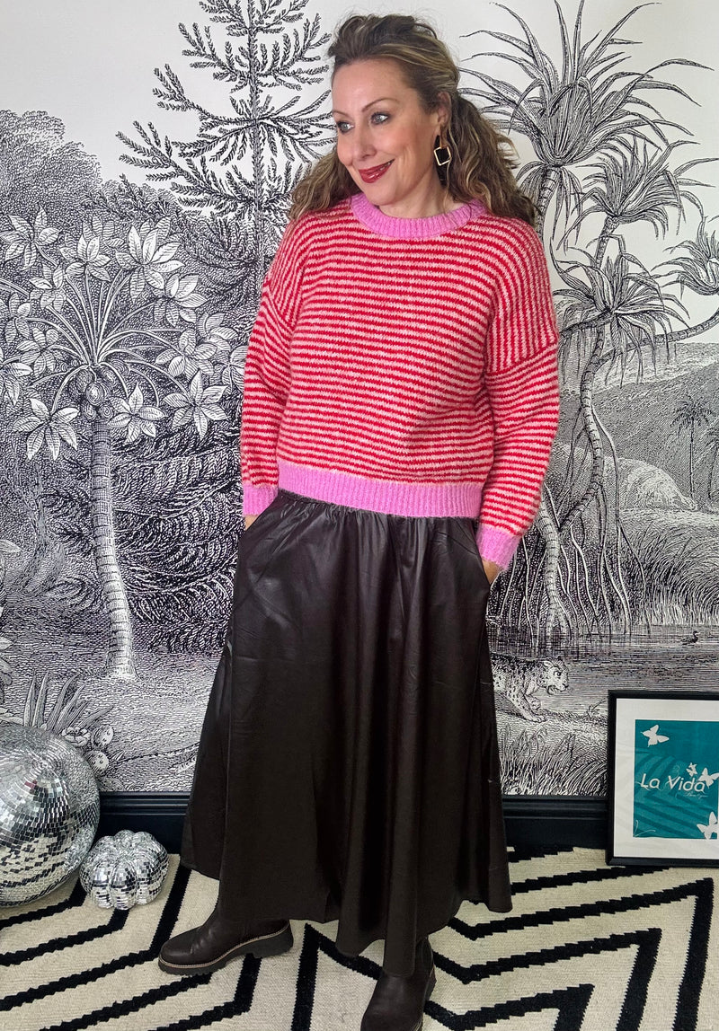 Gigi Striped Knit Jumper