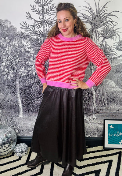 Gigi Striped Knit Jumper