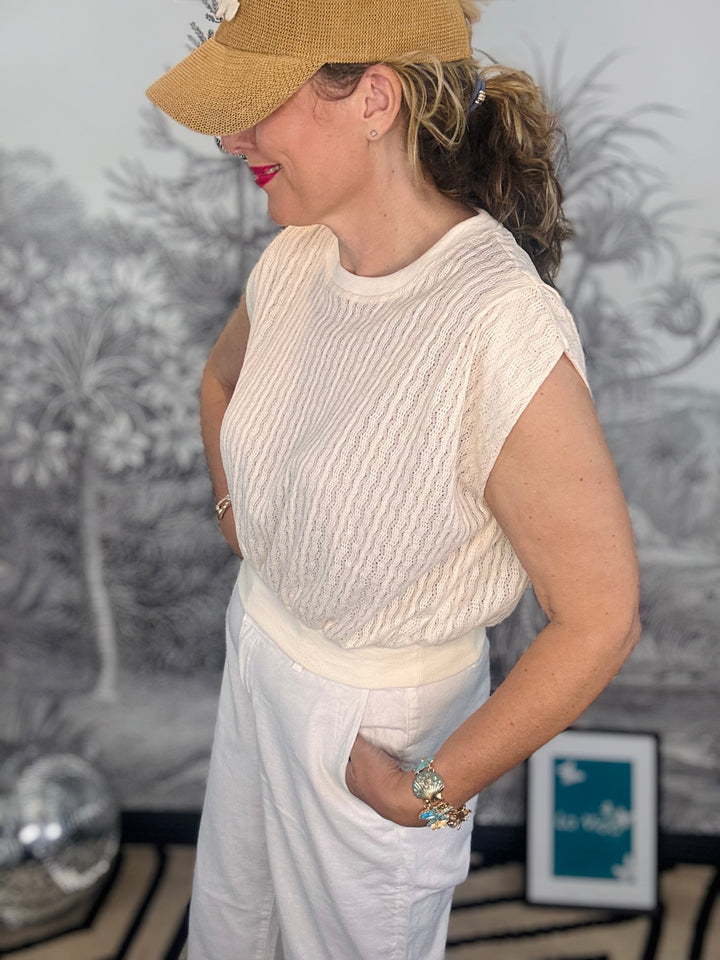 Alizée Casual Knit T-Shirt