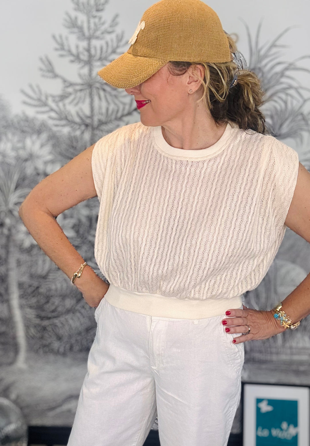 Alizée Casual Knit T-Shirt