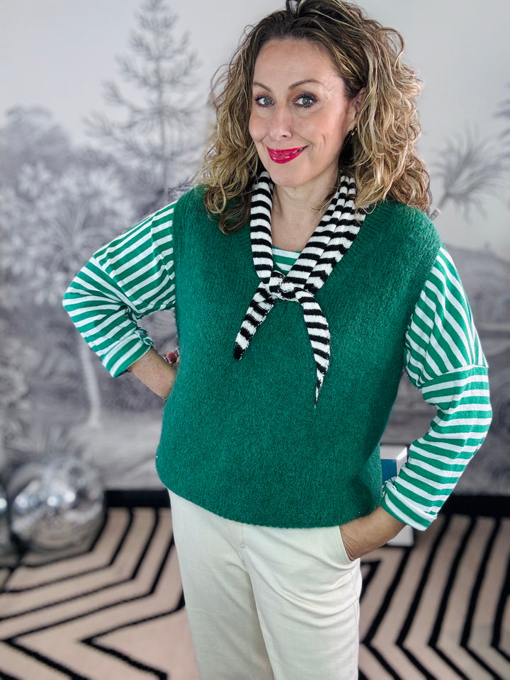 Connie Oversized Cotton Stripe Big Top