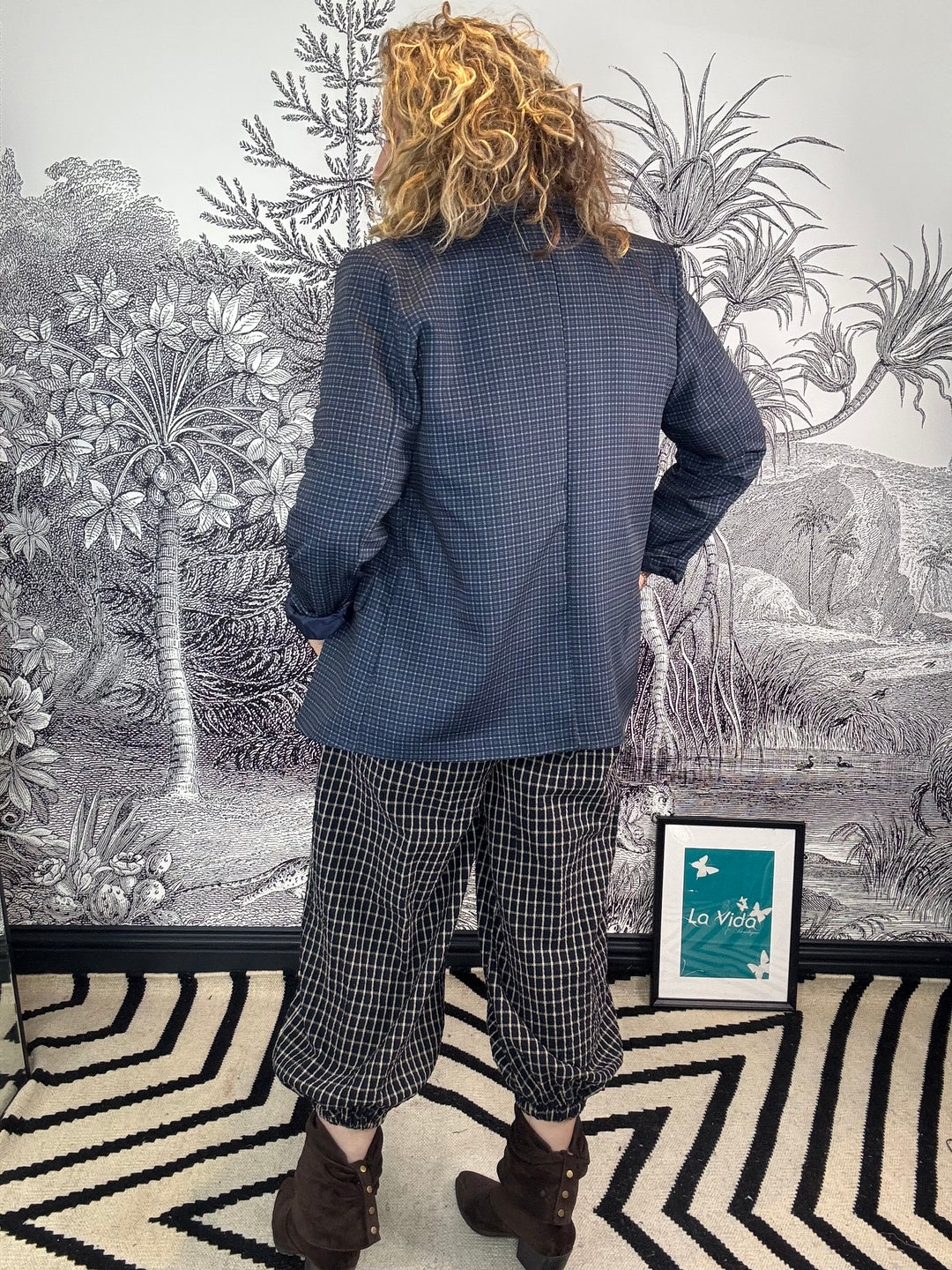 Charlie Check Double Breasted Jacket