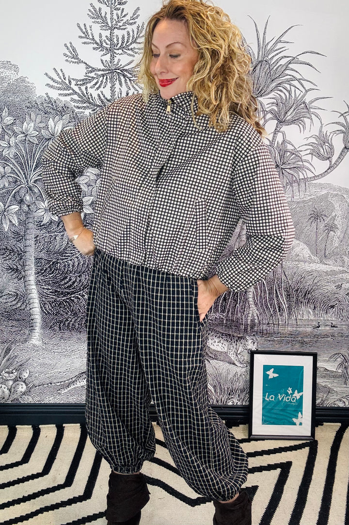 Gina Gingham Balloon Pants
