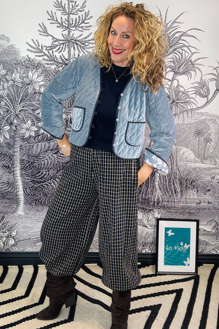 Gina Gingham Balloon Pants