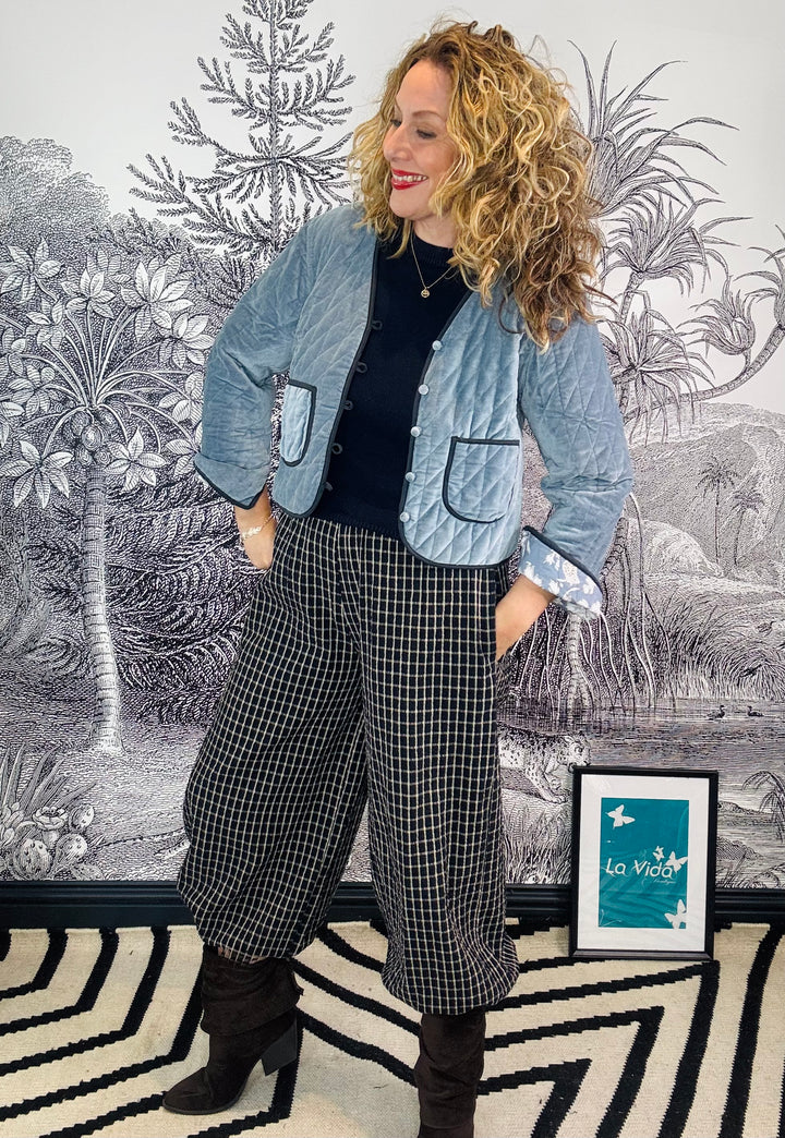 Gina Gingham Balloon Pants